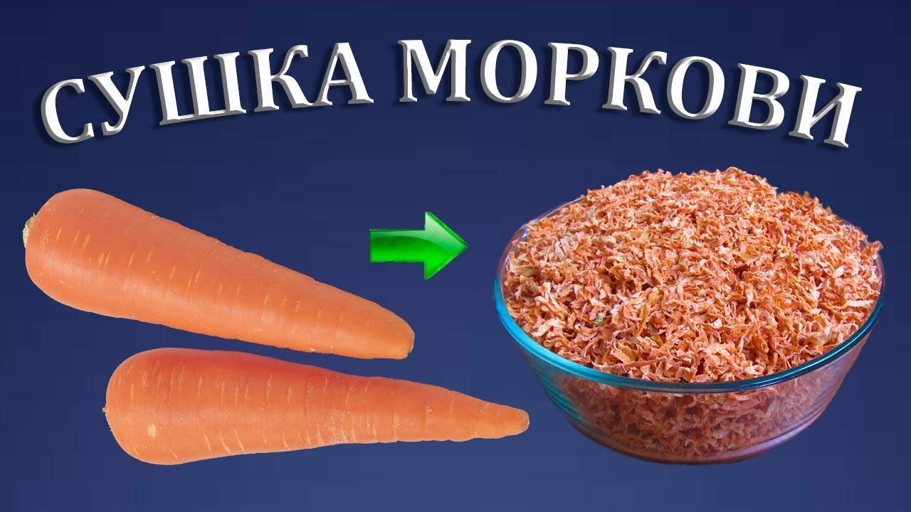 Сушеная морковь — пошаговый рецепт с фото