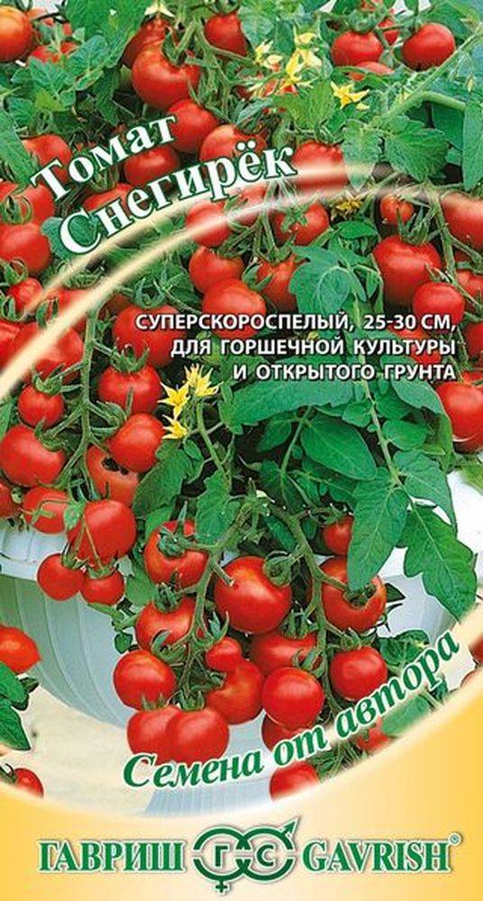Описание томата снегирь и агротехника выращивания сорта