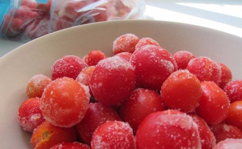 Как заморозить помидоры на зиму свежими, в домашних условиях