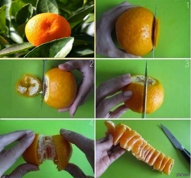 Как почистить апельсин: быстро, просто и аккуратно