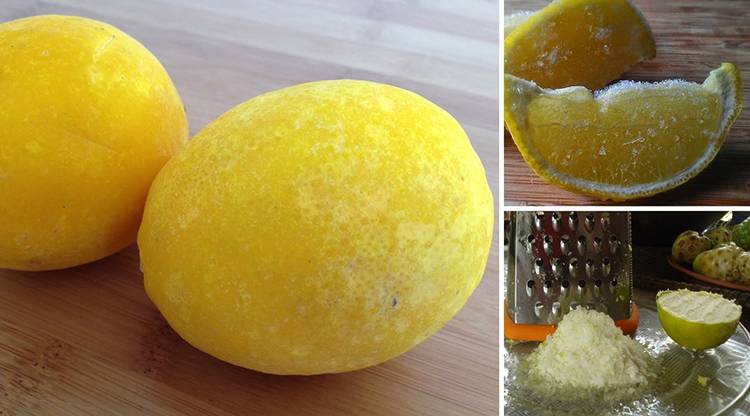 Польза и вред замороженного лимона | польза и вред