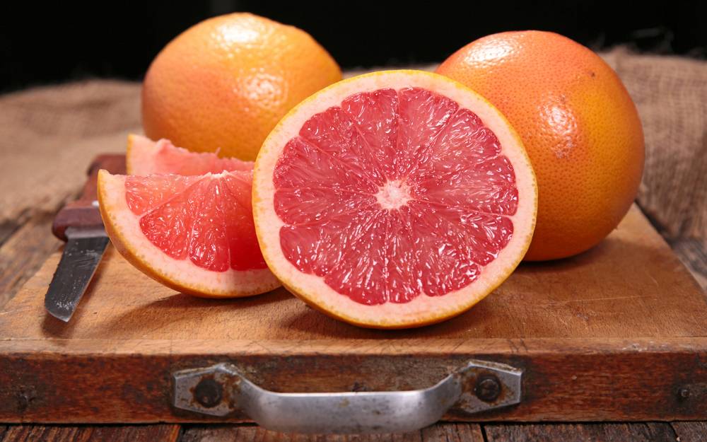 Сколько калорий в грейпфруте: свежем без кожуры на 100 грамм, энергетическая ценность фрукта