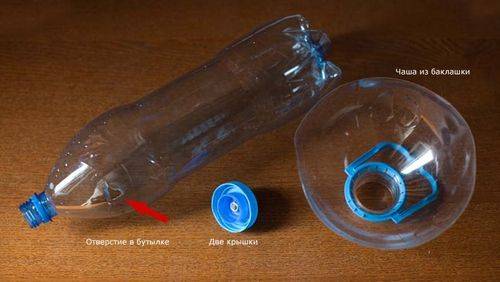 Как собирается поилка для перепелов из пластиковой бутылки?