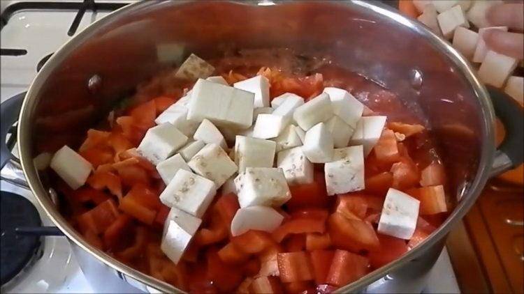 Салат «бакат» из баклажанов (заготовка на зиму): рецепт с фото