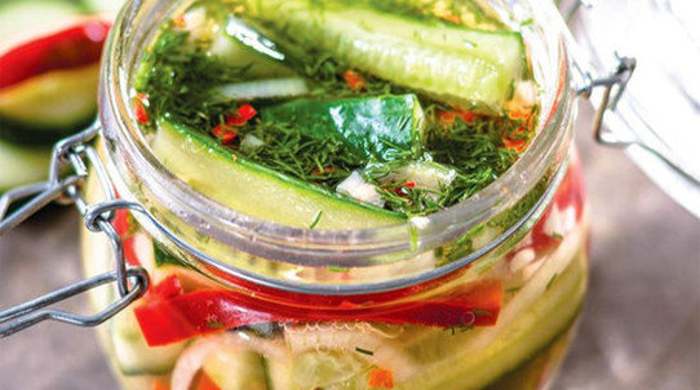 Салат из огурцов с уксусом - 6 пошаговых фото в рецепте
