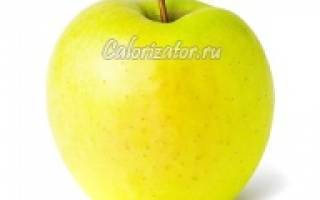 Сколько калорий в яблоке: зеленом, красном и голден в 100 граммах