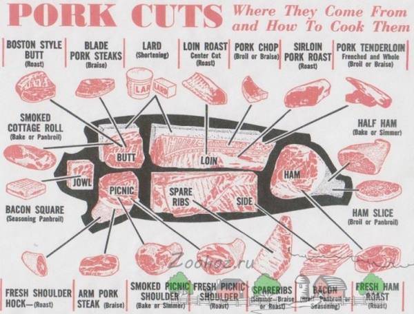 Разделка туши свиньи: как правильно разделывать в домашних условиях, выход чистого мяса