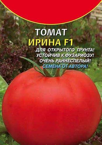 Томат ирина: характеристика и описание сорта, урожайность с фото
