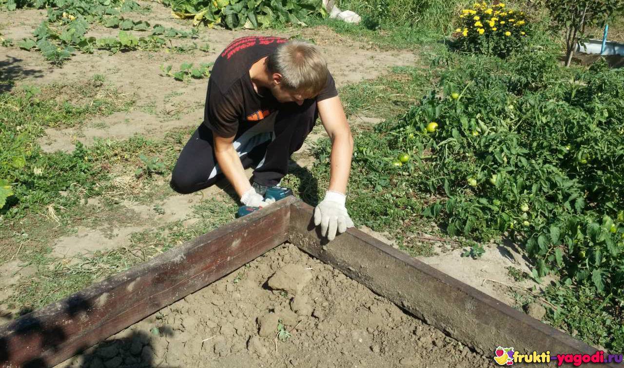Как сделать грядку для клубники своими руками