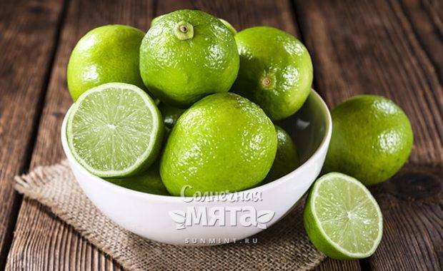 Фрукт лайм – ценные качества ближайшего родственника лимона