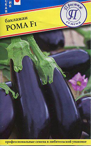 Баклажан рома f1: описание и характеристика сорта, урожайность с фото